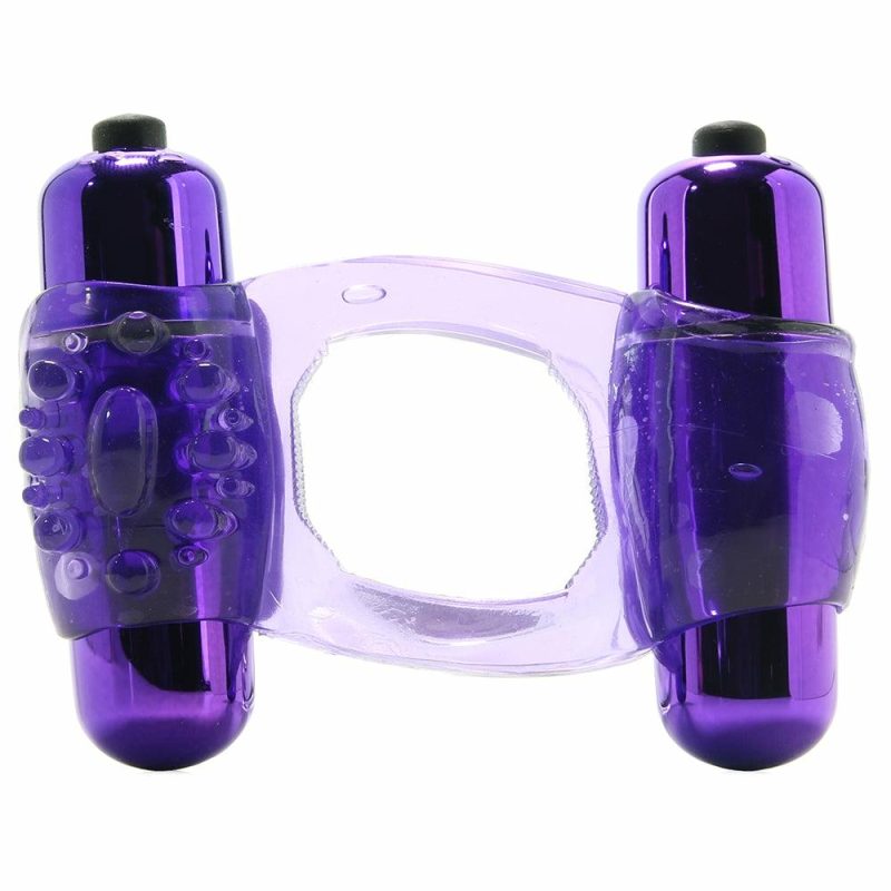 Vibrators | Duo-Vibrating Super Ring In Purple Vibrators Pipedream