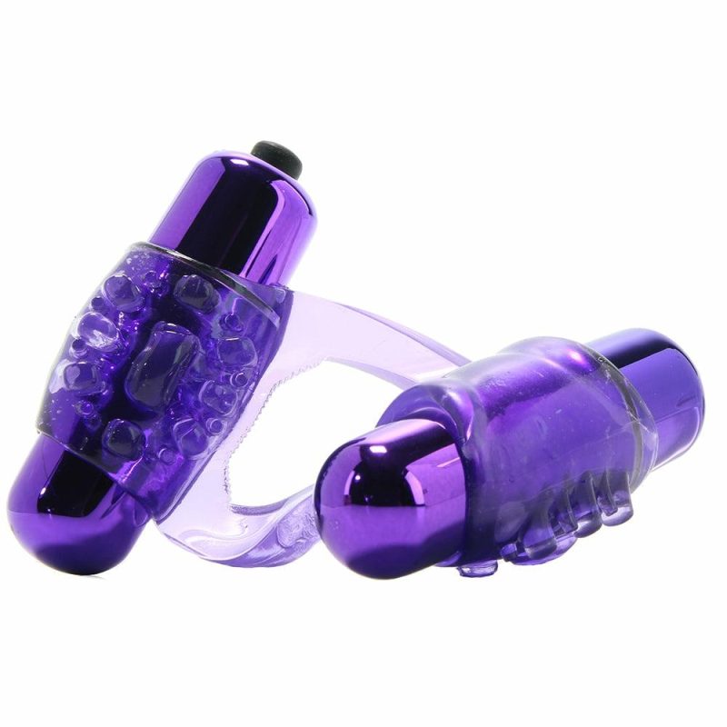 Vibrators | Duo-Vibrating Super Ring In Purple Vibrators Pipedream