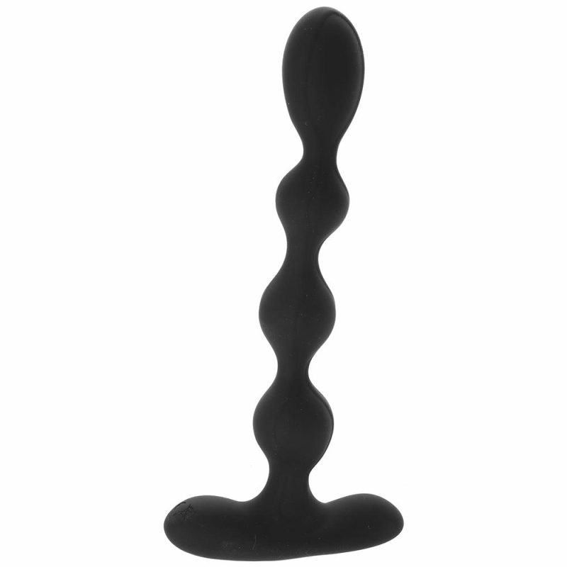 Vibrators | Eclipse Slender Vibrating Anal Beads In Black Anal Sex Toys Anal Sex Toys