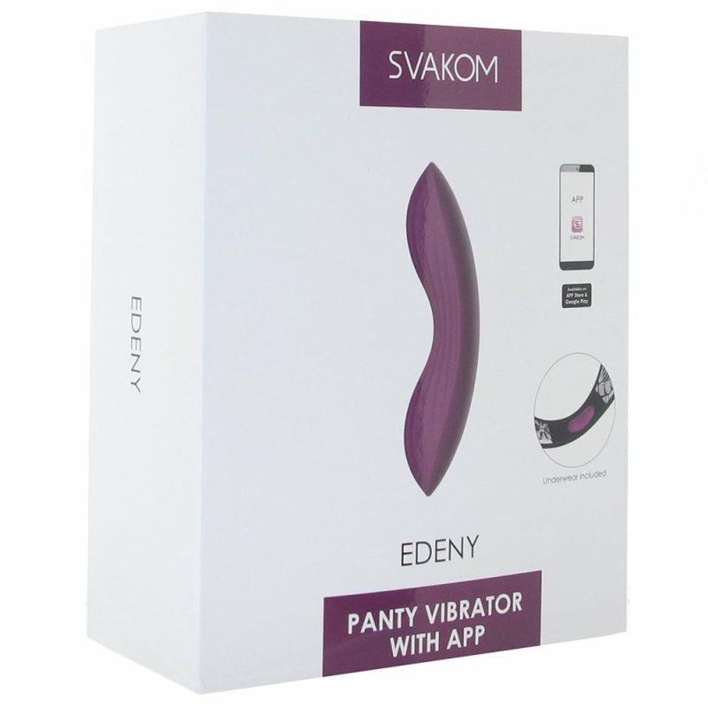 Vibrators | Edeny Panty Vibe With App Control In Violet Vibrators Purple