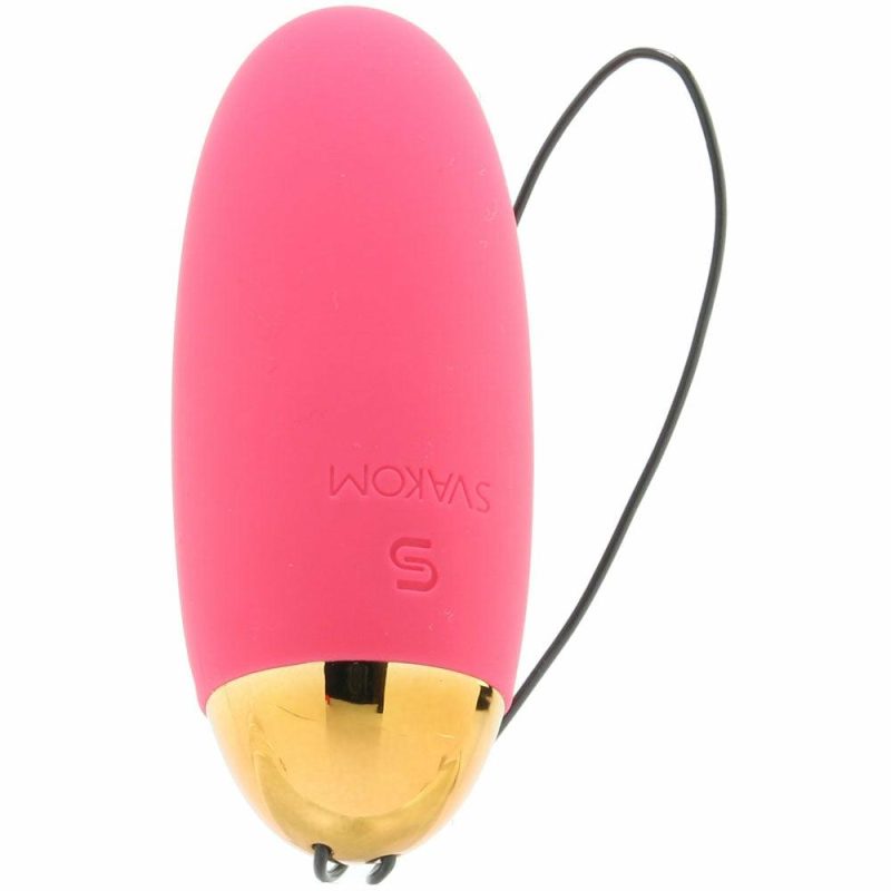 Vibrators | Elva Remote Control Vibrating Bullet In Plum Red Vibrators Pink, Red