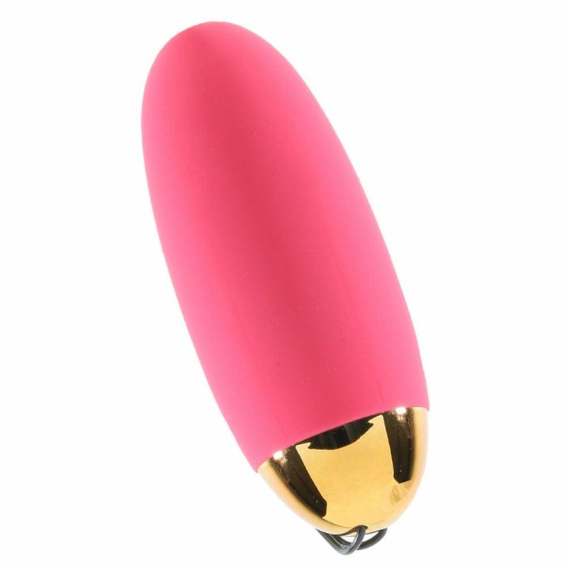 Vibrators | Elva Remote Control Vibrating Bullet In Plum Red Vibrators Pink, Red