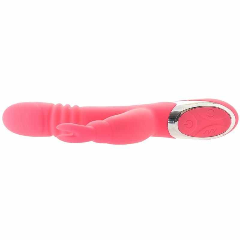 Vibrators | Enchanted Exciter Thrusting Rabbit Vibe In Coral Vibrators CalExotics