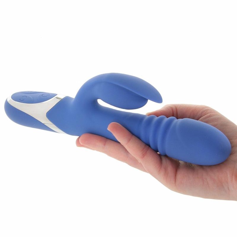 Vibrators | Enchanted Teaser Thrusting Rabbit Vibe In Blue Vibrators Blue