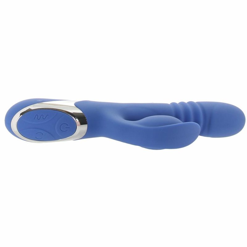 Vibrators | Enchanted Teaser Thrusting Rabbit Vibe In Blue Vibrators Blue