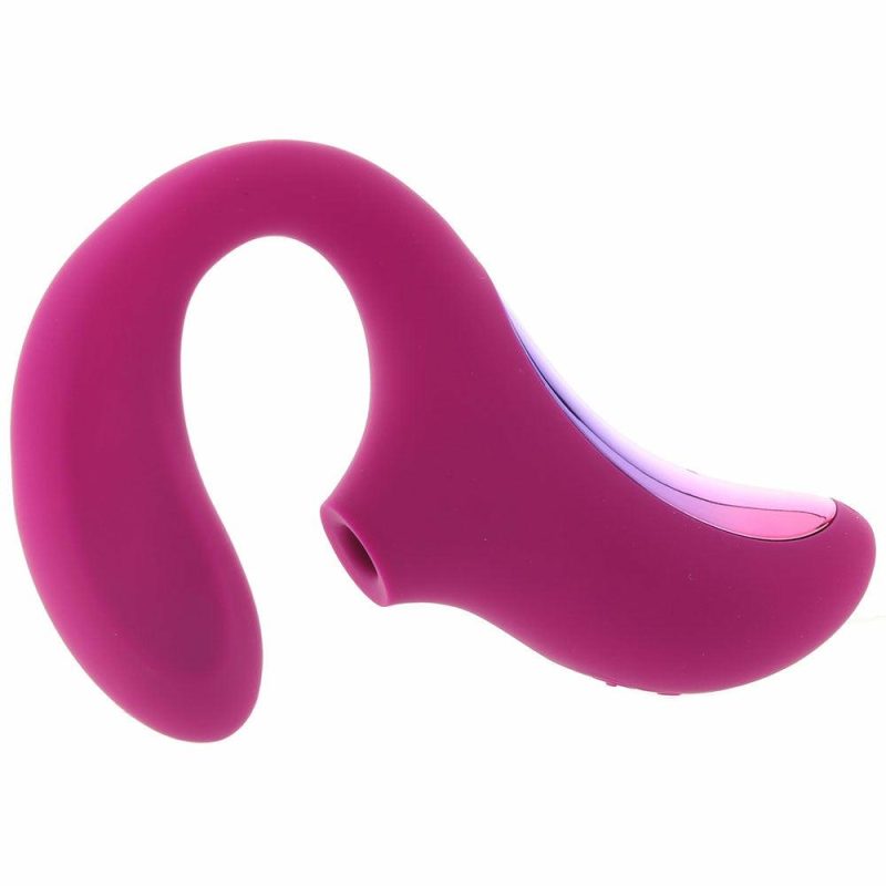 Vibrators | Enigma Dual Action Sonic Massager In Deep Rose Vibrators Lelo