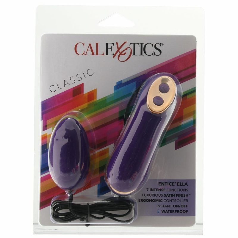 Vibrators | Entice Ella 7 Function Egg Vibe In Purple Vibrators CalExotics