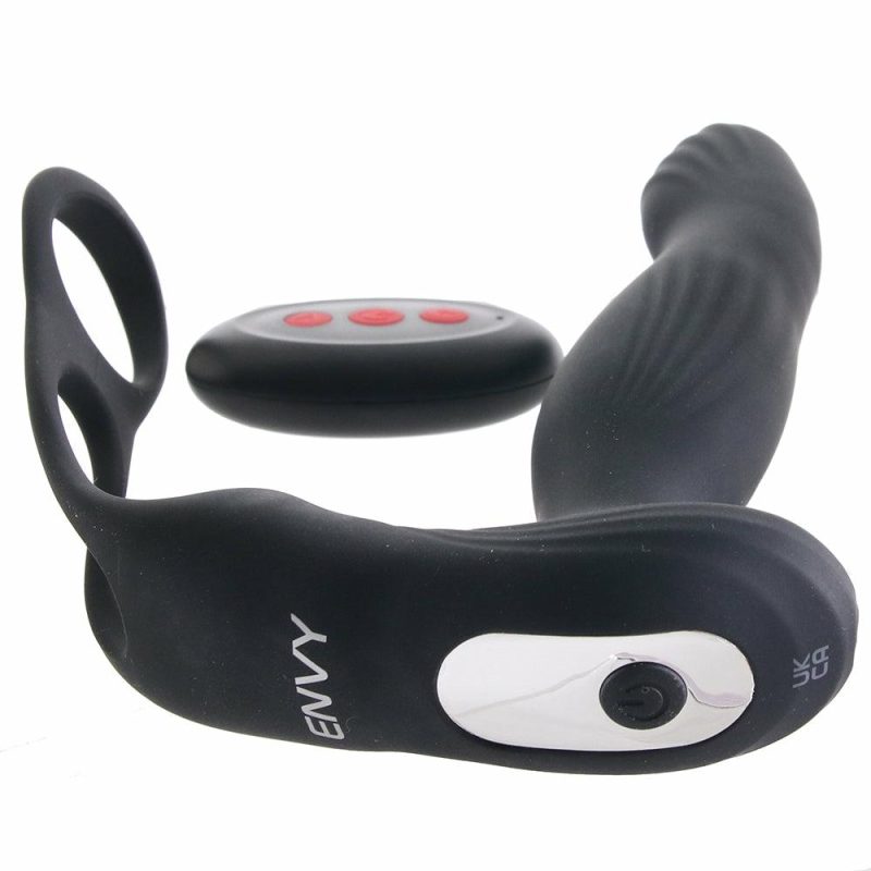 Vibrators | Envy Tapper P-Spot Vibe And Dual Ring Anal Sex Toys Anal Sex Toys