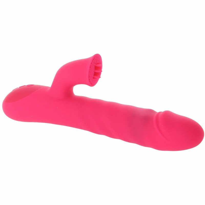 Vibrators | Eve’s Rotating Rabbit Flicker Vibe In Pink Vibrators Evolved Novelties