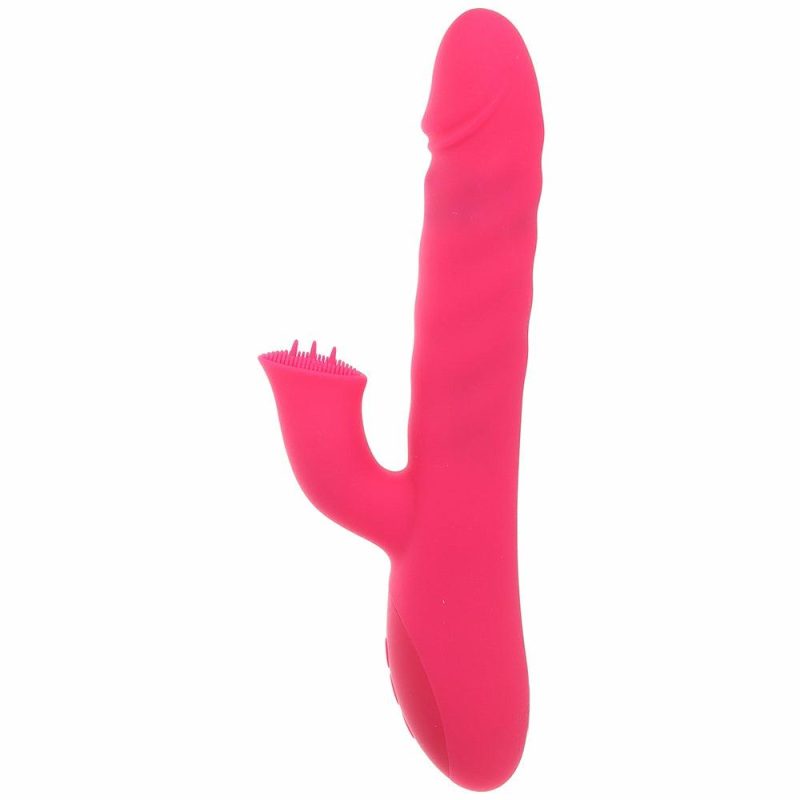 Vibrators | Eve’s Rotating Rabbit Flicker Vibe In Pink Vibrators Evolved Novelties