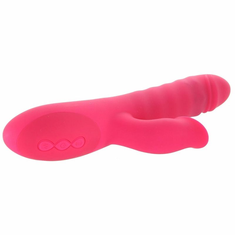 Vibrators | Eve’s Rotating Rabbit Flicker Vibe In Pink Vibrators Evolved Novelties