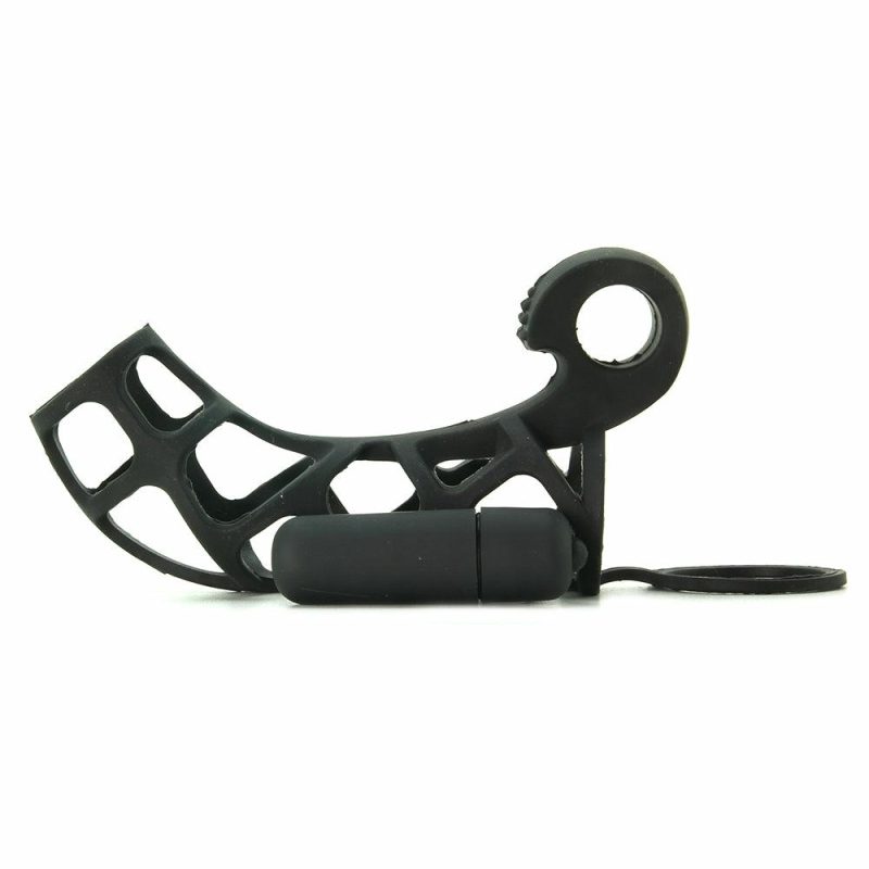 Vibrators | Extreme Silicone Power Cage In Black Bondage Bondage