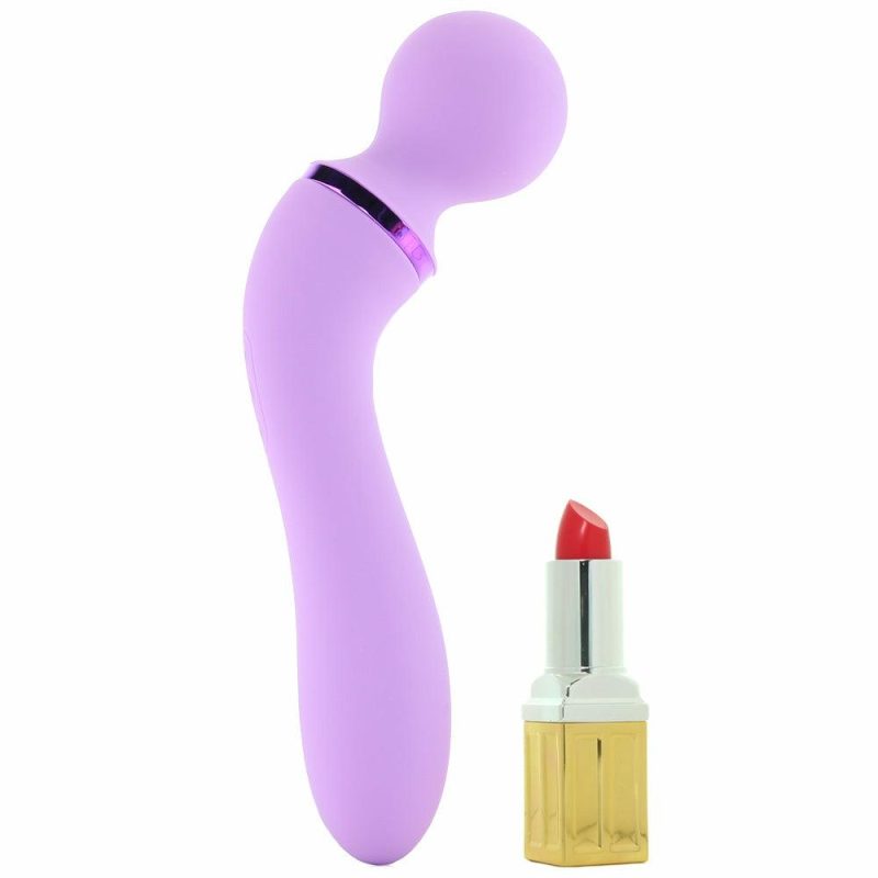 Vibrators | Fantasy For Her Duo Wand Massage-Her In Purple Vibrators Pipedream