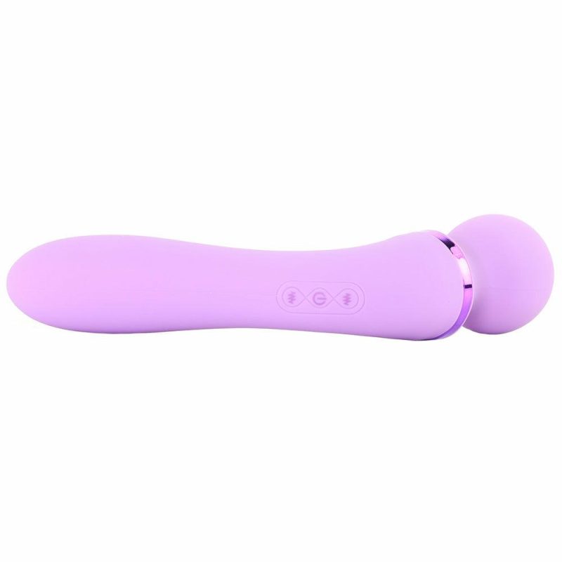 Vibrators | Fantasy For Her Duo Wand Massage-Her In Purple Vibrators Pipedream