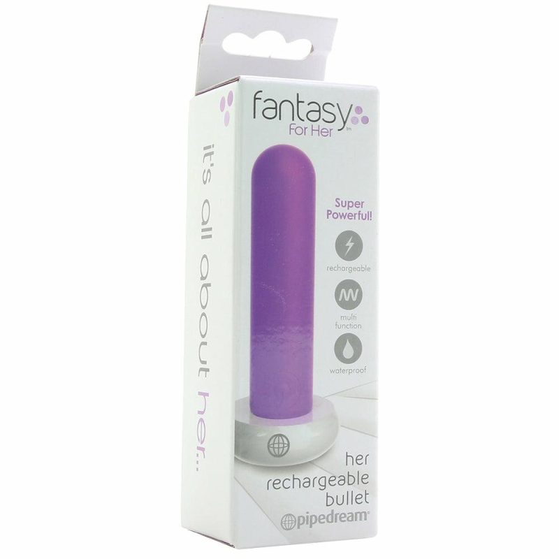 Vibrators | Fantasy For Her Rechargeable Bullet In Purple Vibrators Pipedream