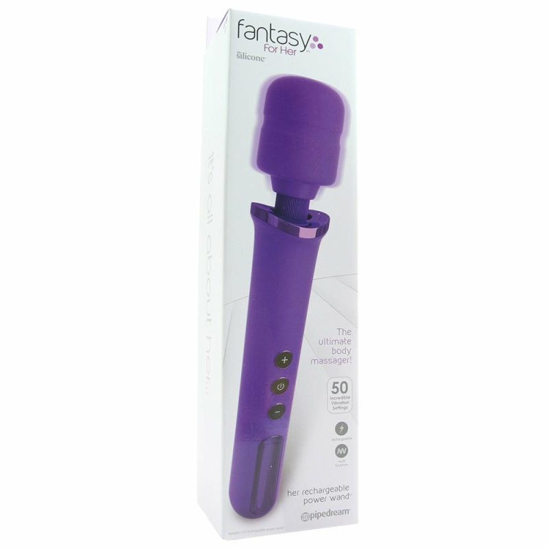 Vibrators | Fantasy For Her Rechargeable Power Wand Vibrators Pipedream