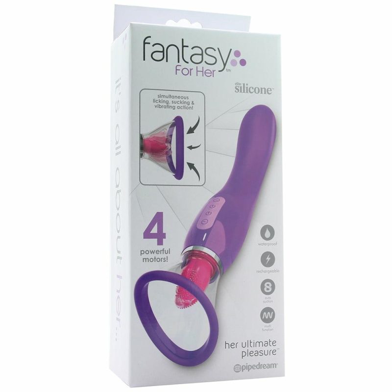 Vibrators | Fantasy For Her Ultimate Pleasure Clitoral Pump Vibe Vibrators Pipedream