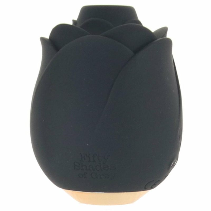 Vibrators | Fifty Shades Of Grey Hearts & Flowers Rose Vibe Vibrators Black