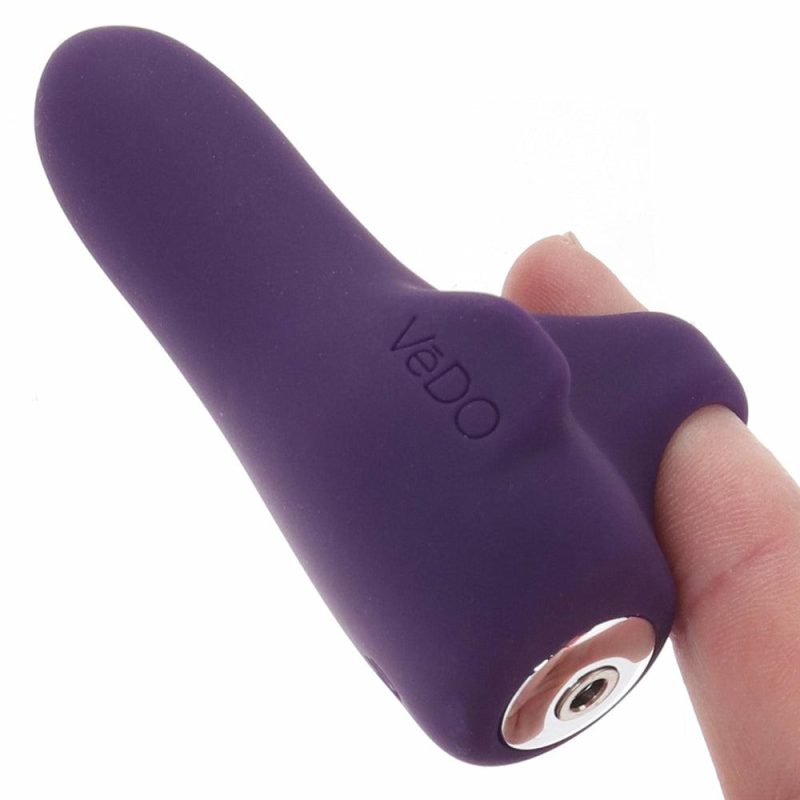 Vibrators | Fini Rechargeable Bullet Finger Vibe In Purple Vibrators Purple