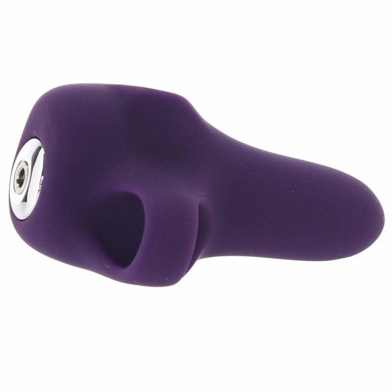 Vibrators | Fini Rechargeable Bullet Finger Vibe In Purple Vibrators Purple