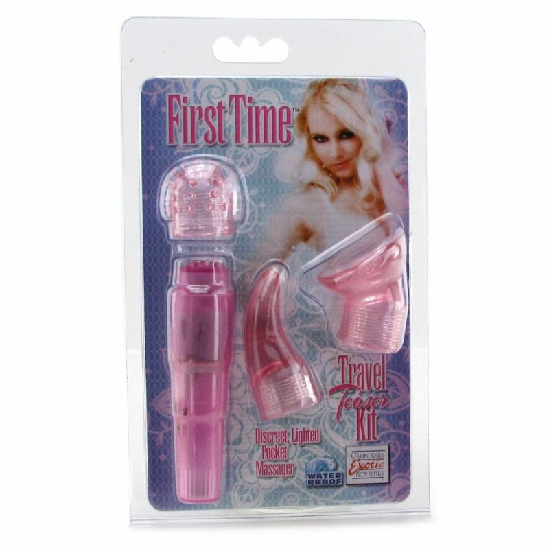 Vibrators | First Time Travel Teaser Kit In Pink Vibrators CalExotics