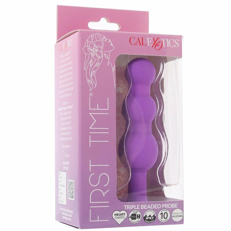 Vibrators | First Time Triple Beaded Probe Anal Sex Toys Anal Sex Toys