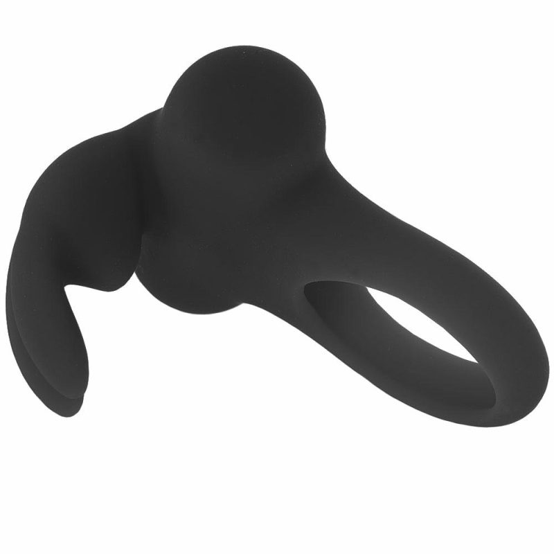 Vibrators | Frisky Bunny Vibrating Ring In Black Pearl Vibrators Savvy