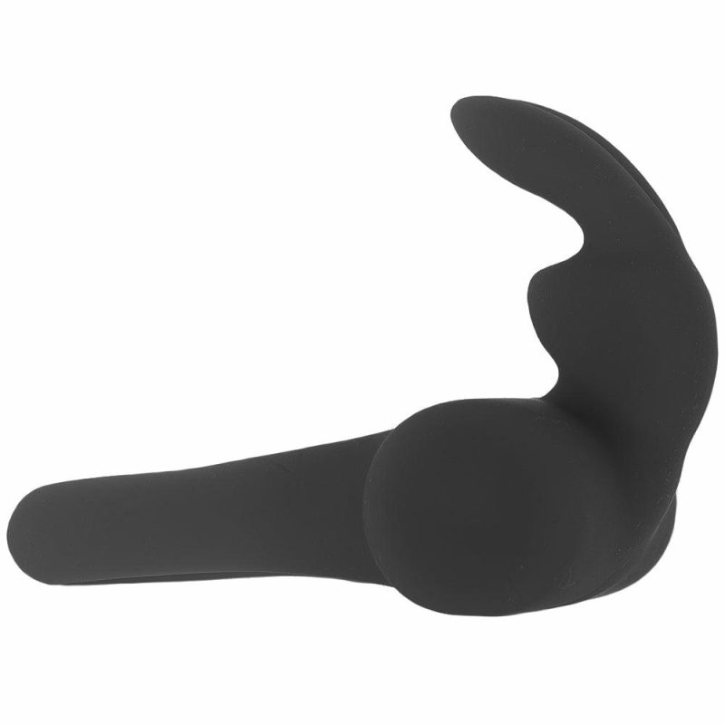 Vibrators | Frisky Bunny Vibrating Ring In Black Pearl Vibrators Savvy