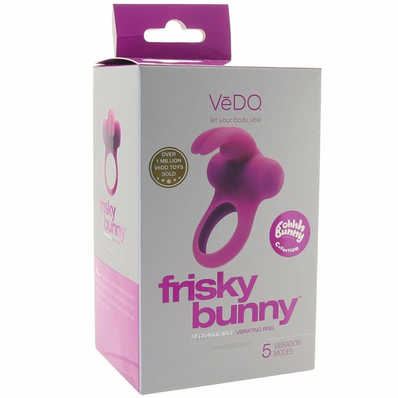 Vibrators | Frisky Bunny Vibrating Ring In Perfectly Purple Vibrators Savvy