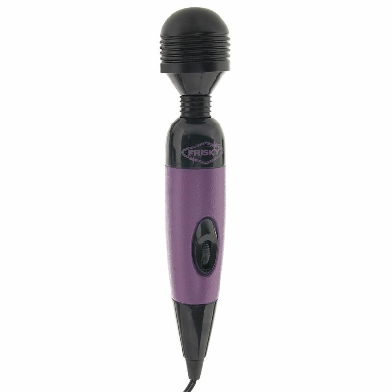 Vibrators | Frisky Playful Pleasure Wand Vibrators Black, Purple