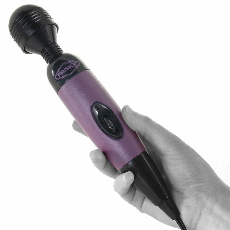 Vibrators | Frisky Playful Pleasure Wand Vibrators Black, Purple