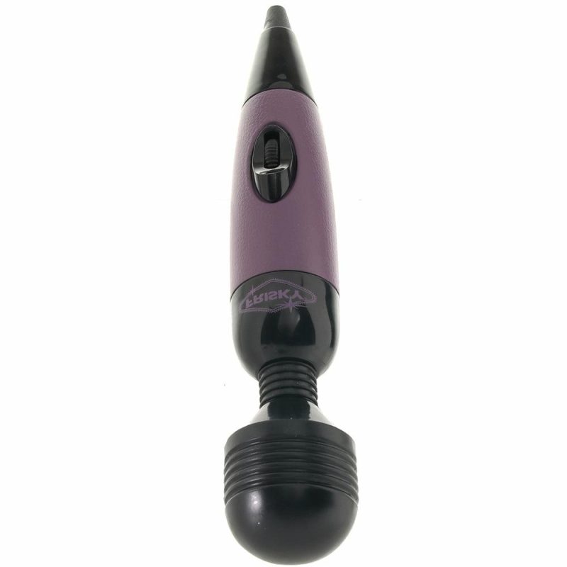 Vibrators | Frisky Playful Pleasure Wand Vibrators Black, Purple