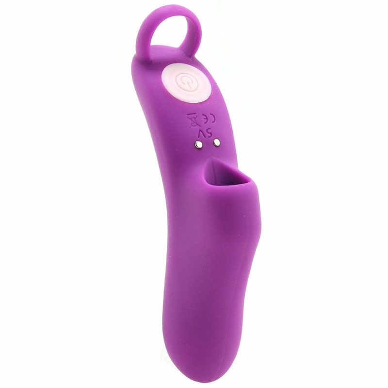 Vibrators | Fuzu Silicone Fingertip Massager Vibe In Purple Vibrators Deeva