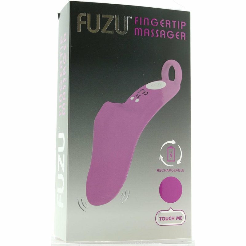 Vibrators | Fuzu Silicone Fingertip Massager Vibe In Purple Vibrators Deeva