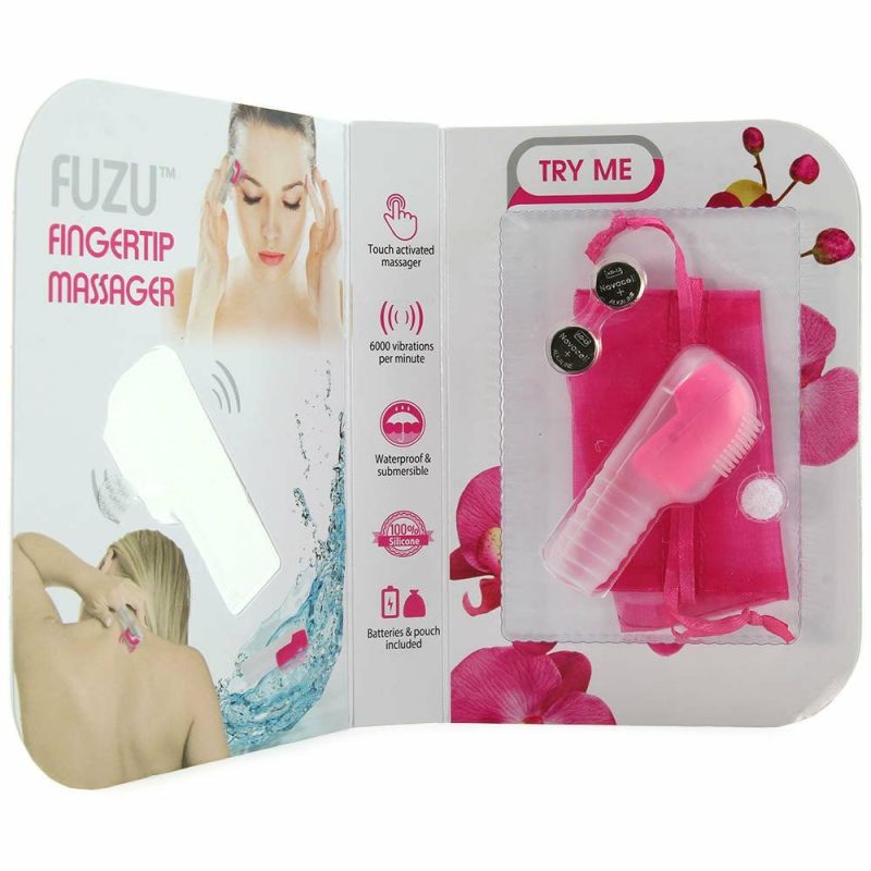 Vibrators | Fuzu Touch Activated Fingertip Vibe Vibrators Clear, Purple