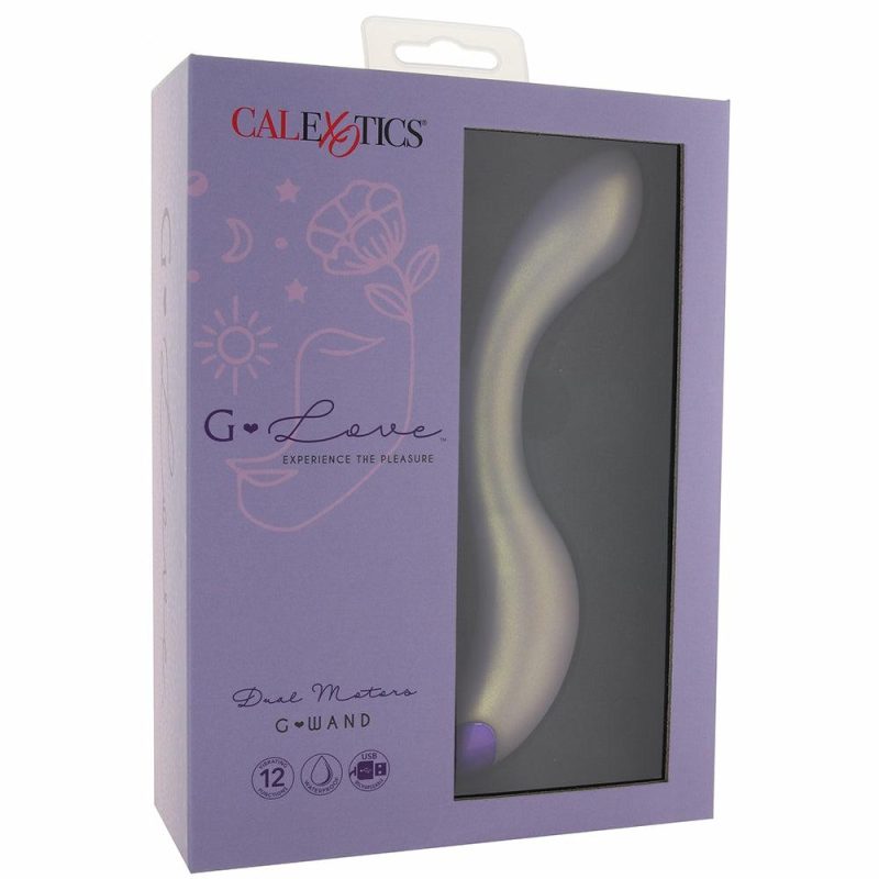 Vibrators | G-Love Dual Motor Silicone G-Wand Vibe Vibrators CalExotics