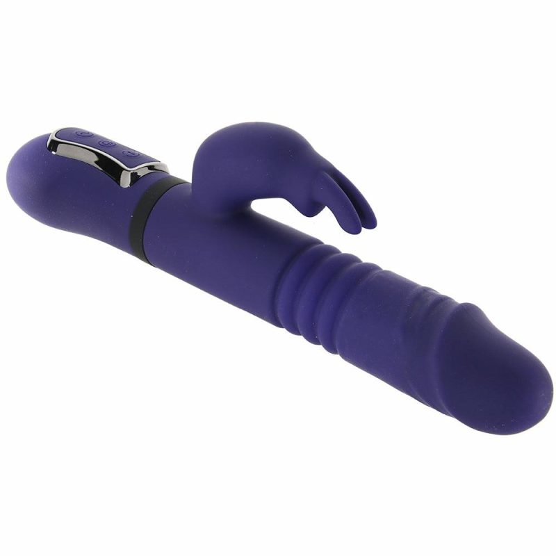 Vibrators | Gender X All In One Thrusting Rotating Rabbit Vibe Vibrators Blue