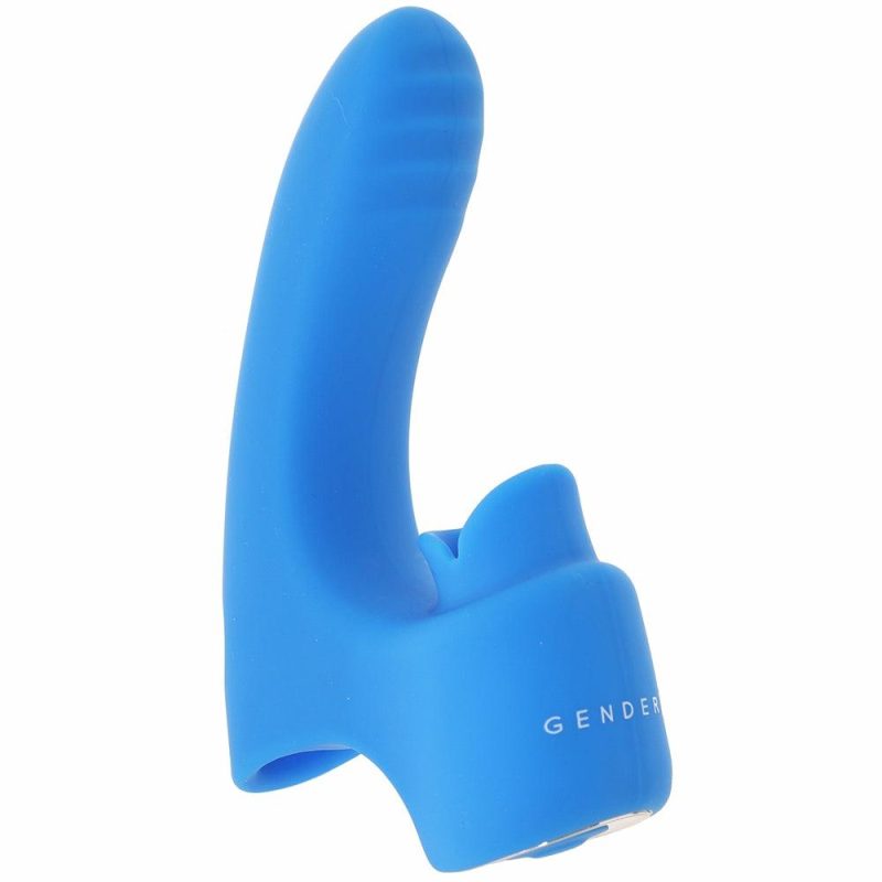 Vibrators | Gender X Flick It Finger Vibe Vibrators Blue