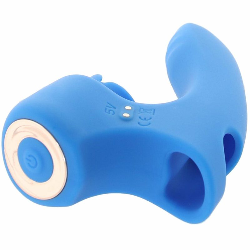 Vibrators | Gender X Flick It Finger Vibe Vibrators Blue