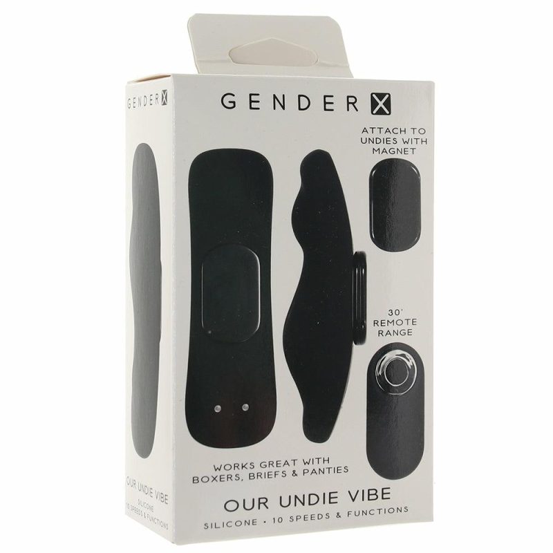 Vibrators | Gender X Our Undie Remote Panty Vibe Vibrators Black