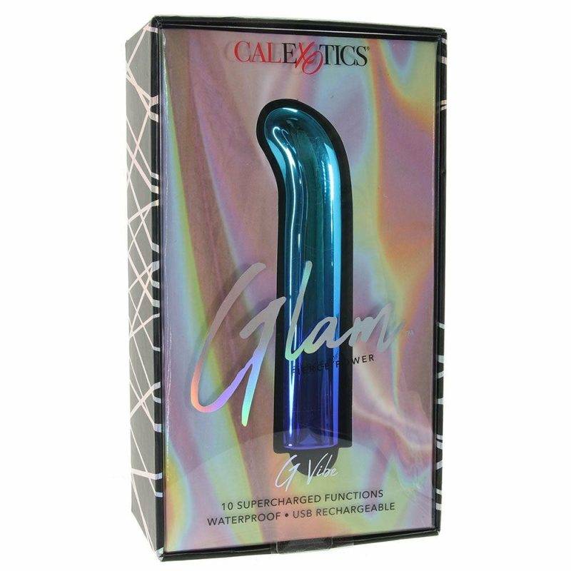 Vibrators | Glam Fierce Power Rechargeable G-Vibe In Blue Vibrators Blue