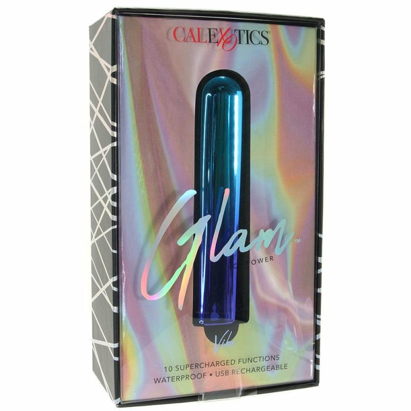 Vibrators | Glam Fierce Power Rechargeable Vibe In Blue Vibrators Blue