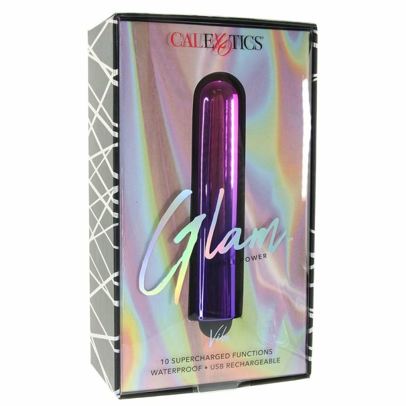 Vibrators | Glam Fierce Power Rechargeable Vibe In Purple Vibrators CalExotics