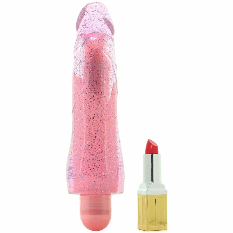 Vibrators | Glow Dicks 8 Inch Molly Light Show Vibe In Pink Vibrators Blush