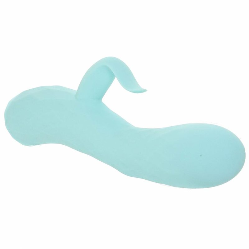 Vibrators | Goddess Heat Up Rotating Rabbit Vibe In Aqua Vibrators Blue, Green