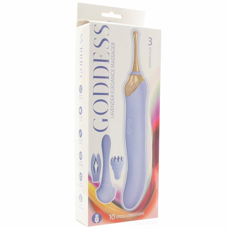 Vibrators | Goddess Lavender Elegance Massager Vibrators Nasstoys