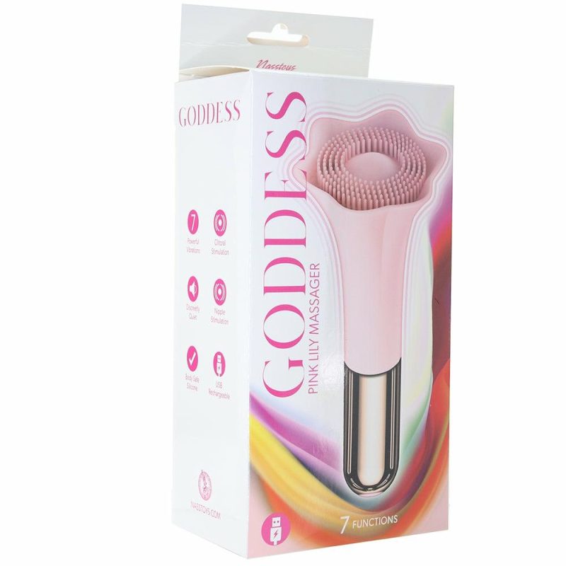 Vibrators | Goddess Pink Lily Massager Vibe Vibrators Nasstoys