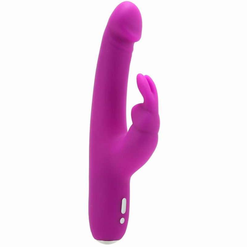 Vibrators | Happy Rabbit Slim Realistic Vibe In Purple Vibrators LoveHoney