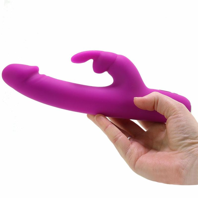 Vibrators | Happy Rabbit Slim Realistic Vibe In Purple Vibrators LoveHoney