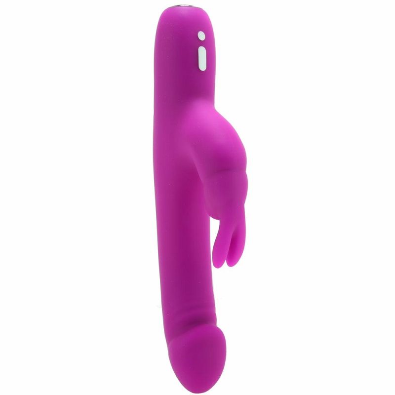 Vibrators | Happy Rabbit Slim Realistic Vibe In Purple Vibrators LoveHoney